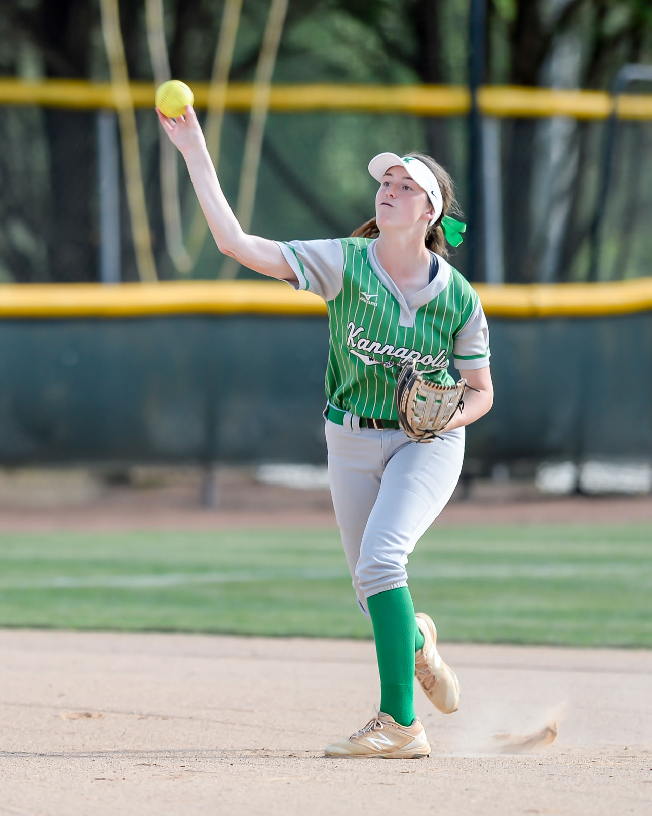 Friday night softball action